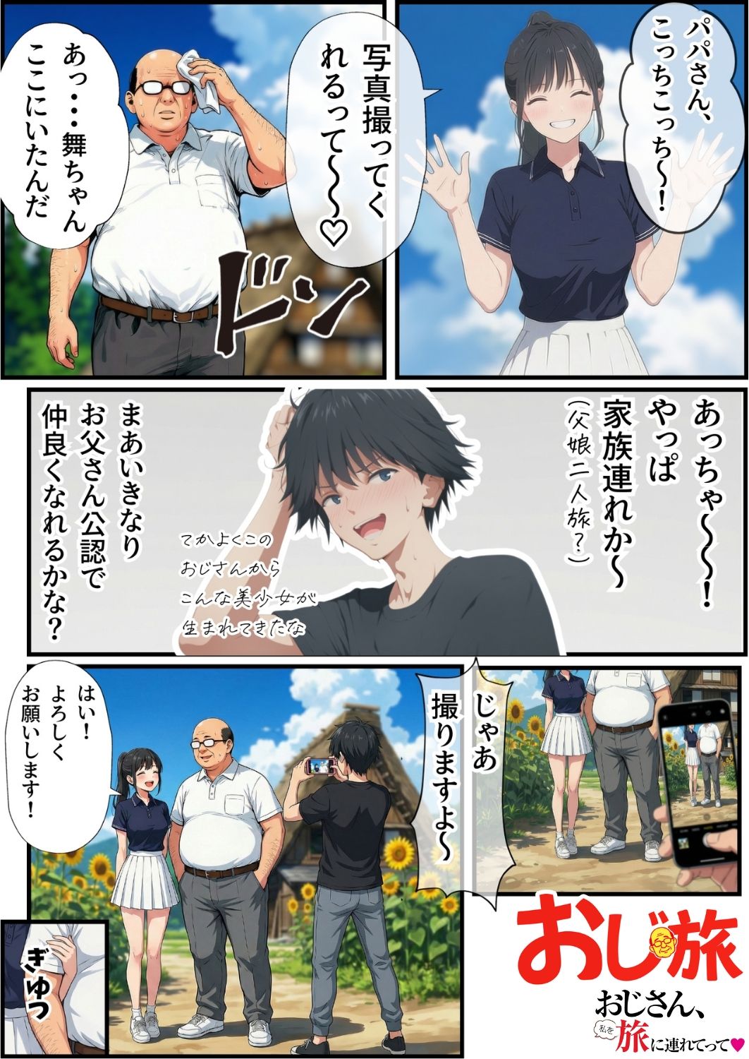 【義阜編】おじさん、私を旅に連れてって 無料サンプル画像4